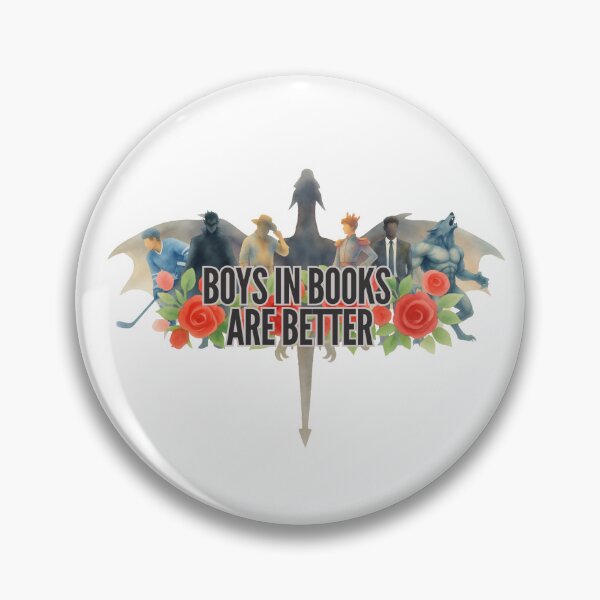 Item preview, Boys in Books designed and sold by TotAlyBooked.