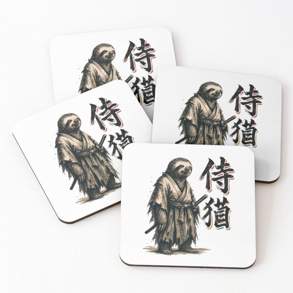 Item preview, Samurai Sloth Warrior Japanese Animal Lover Gift designed and sold by RetroMini2026.