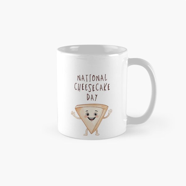 Item preview, Copy of Happy National Cheesecake Day Cute Dessert Illustration designed and sold by pilar-tebar.design.