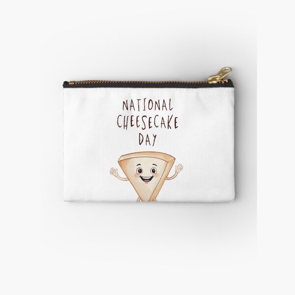 Item preview, Copy of Happy National Cheesecake Day Cute Dessert Illustration designed and sold by pilar-tebar.design.