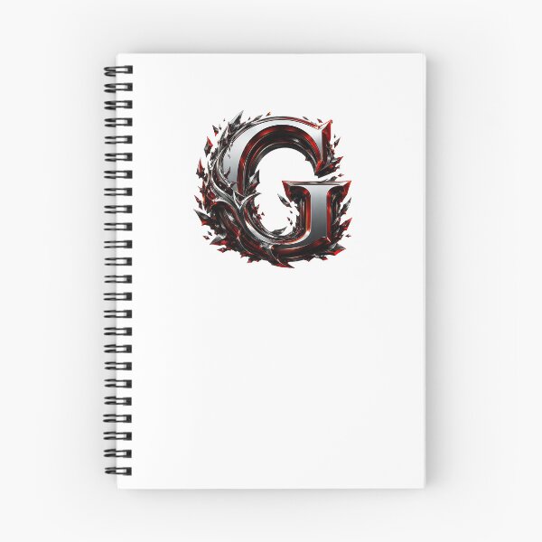 Item preview, Crimson Steel Alphabet of Power Letter G designed and sold by BlissBlvdShop.