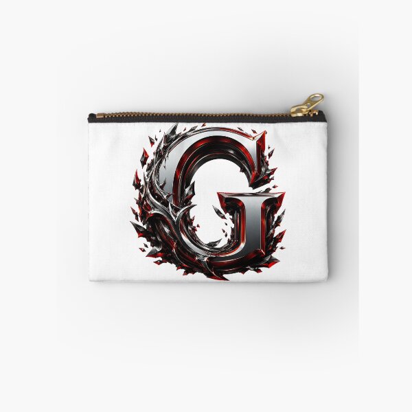 Item preview, Crimson Steel Alphabet of Power Letter G designed and sold by BlissBlvdShop.
