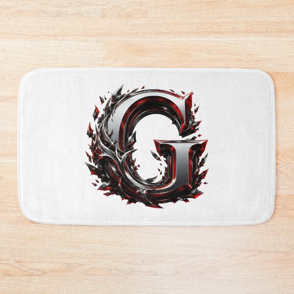 Item preview, Crimson Steel Alphabet of Power Letter G designed and sold by BlissBlvdShop.