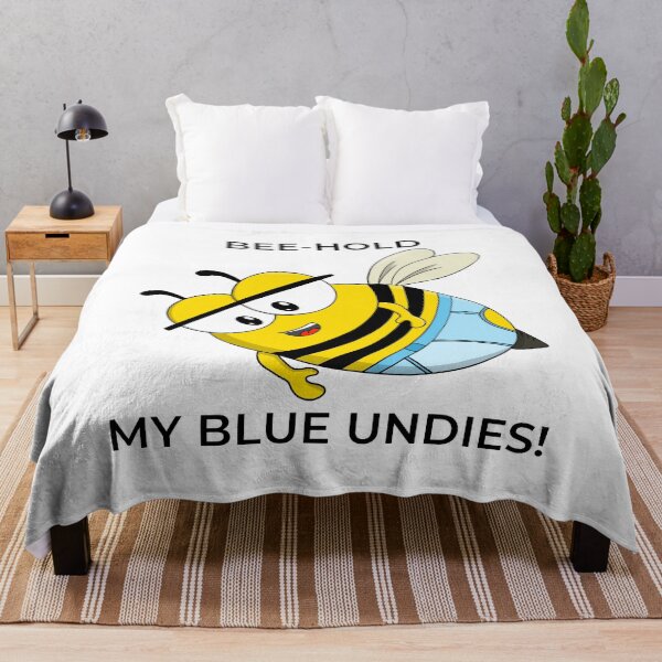 Item preview, Bee hold My Blue Undies Funny Cartoon Bee designed and sold by shopdiego.