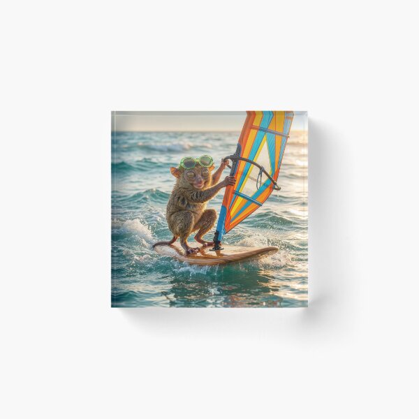 Item preview, Tarsier Trades the Jungle for the Stoke designed and sold by Tridentulus.