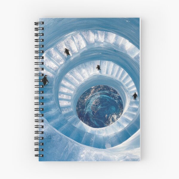 Item preview, Penguins on an Icy Spiral Staircase designed and sold by Maria Dryfhout.