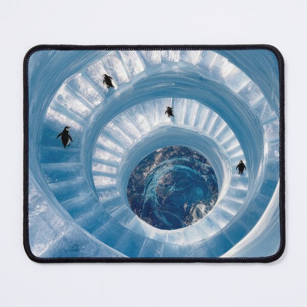 Item preview, Penguins on an Icy Spiral Staircase designed and sold by Maria Dryfhout.