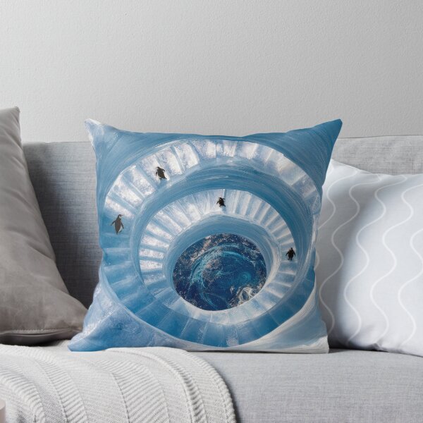 Item preview, Penguins on an Icy Spiral Staircase designed and sold by Maria Dryfhout.