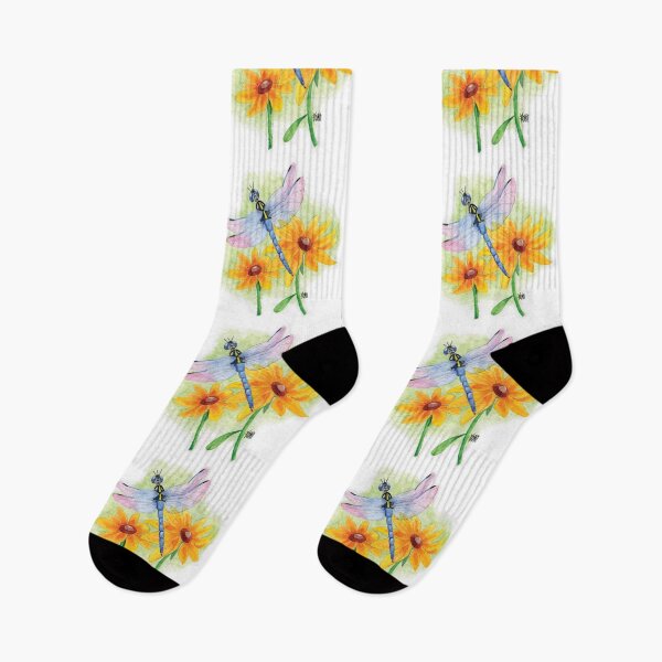 Item preview, BLUE DRAGONFLY WITH BLACK EYED SUSAN designed and sold by Jesus Vichareli.
