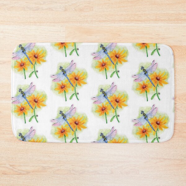 Item preview, BLUE DRAGONFLY WITH BLACK EYED SUSAN designed and sold by Jesus Vichareli.