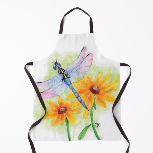 Item preview, BLUE DRAGONFLY WITH BLACK EYED SUSAN designed and sold by Jesus Vichareli.