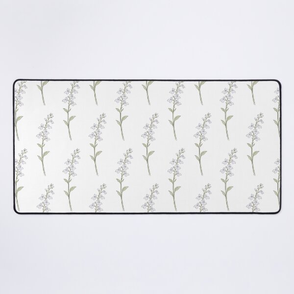 Item preview, Delicate lobelia sprig in soft pastels designed and sold by Side Quest Co..