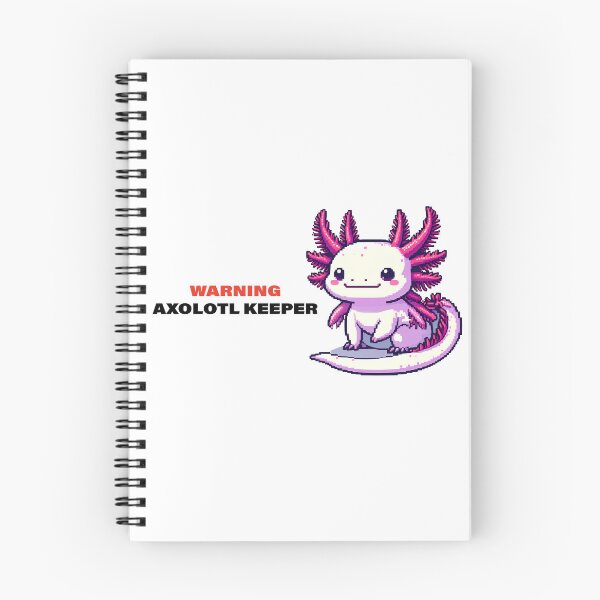 Item preview, Warning Axolotl Keeper AI designed and sold by DragonwingPixel.
