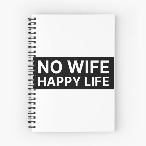 Item preview, No Wife Happy Life designed and sold by the-craft-shop.