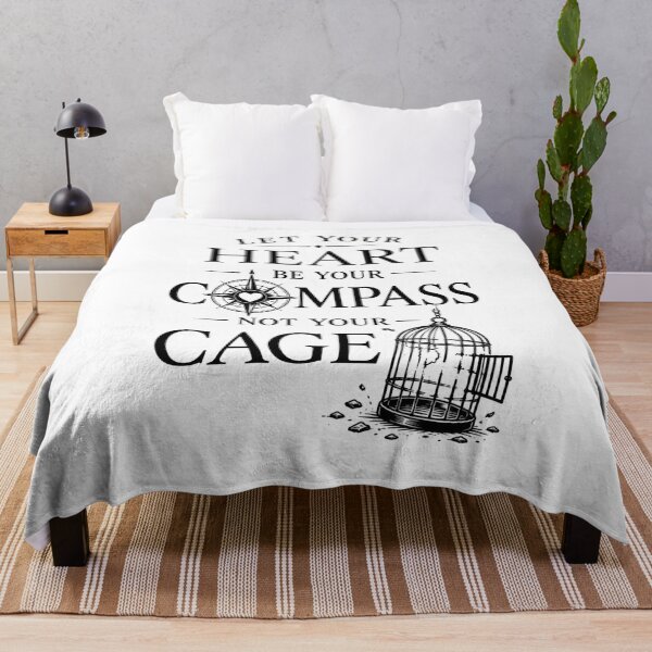 Item preview, Let Your Heart Be Your Compass, Not Your Cage | Inspirational Gifts designed and sold by BrokenLabel.