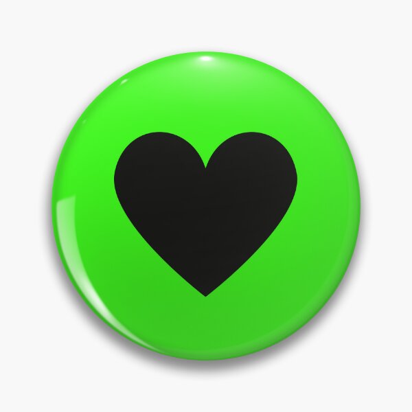 Item preview, Black Heart Neon Green background designed and sold by GemsAnatomy.