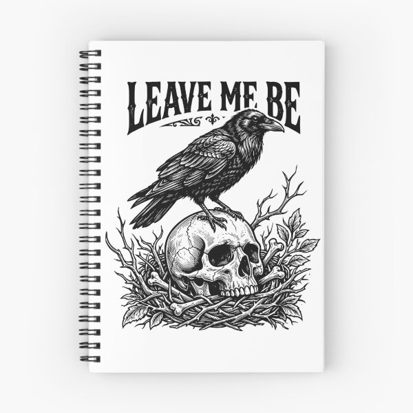 Item preview, Leave Me Be Crow Dark Academia Design designed and sold by DesignedByMarty.