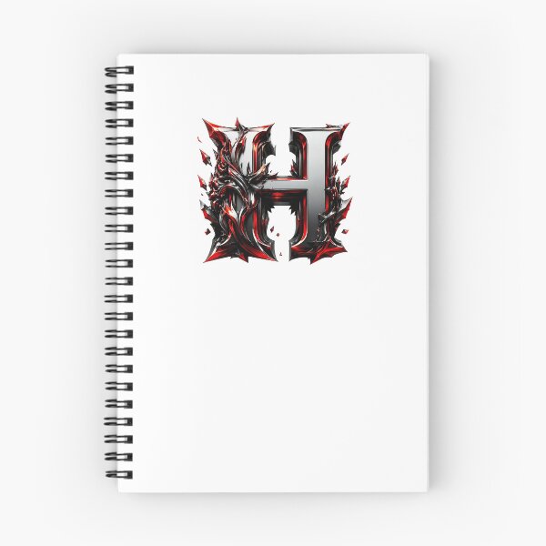 Item preview, Crimson Steel Alphabet of Power Letter H designed and sold by BlissBlvdShop.