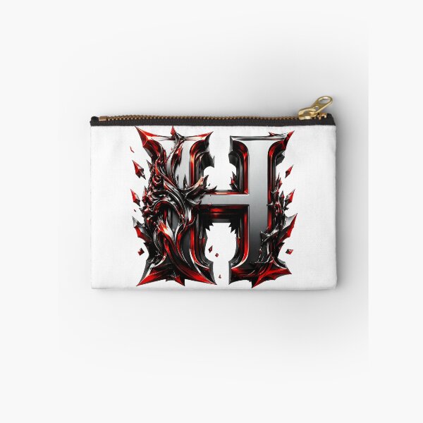 Item preview, Crimson Steel Alphabet of Power Letter H designed and sold by BlissBlvdShop.