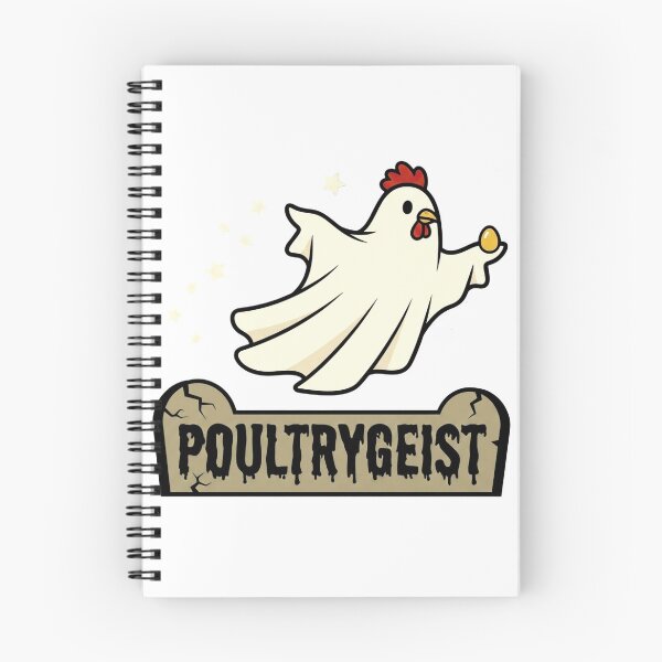 Item preview, Poultrygeist Funny Chicken Ghost Retro Halloween Design designed and sold by Keingdesign.