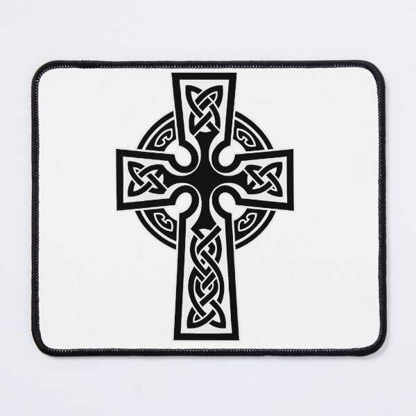 Item preview, Intricate Celtic Cross Knotwork — Black & White Heritage Design designed and sold by No Kings Bling.