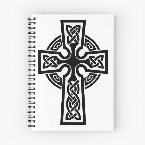 Item preview, Intricate Celtic Cross Knotwork — Black & White Heritage Design designed and sold by No Kings Bling.