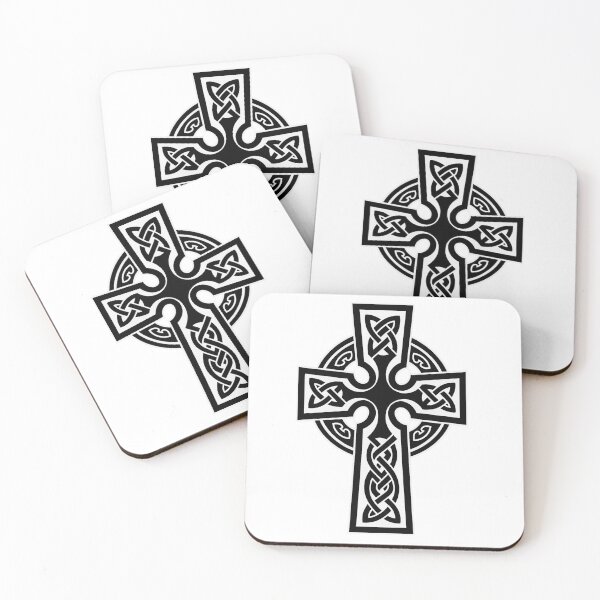 Item preview, Intricate Celtic Cross Knotwork — Black & White Heritage Design designed and sold by No Kings Bling.