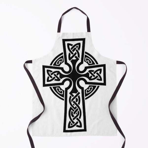 Item preview, Intricate Celtic Cross Knotwork — Black & White Heritage Design designed and sold by No Kings Bling.