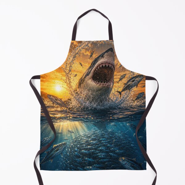 Item preview, Shark attack at sunset designed and sold by JBXDesigner.