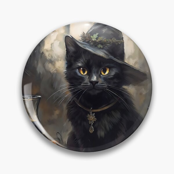 Item preview, Cute Black Cat Witch Hat Halloween Pumpkin Art designed and sold by DarkHolyQueen.