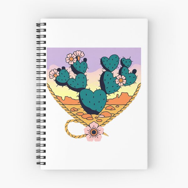 Item preview, Heart Cactus Desert Western Floral Retro Aesthetic designed and sold by Keingdesign.