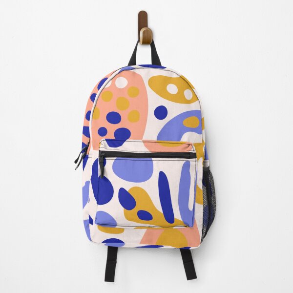 Item preview, Modern Abstract Botanical Pattern | Colorful Scandinavian Seamless Print designed and sold by Purple Moon .