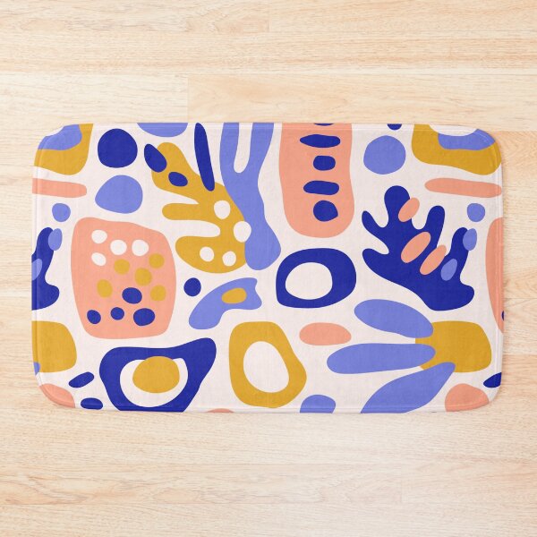 Item preview, Modern Abstract Botanical Pattern | Colorful Scandinavian Seamless Print designed and sold by Purple Moon .