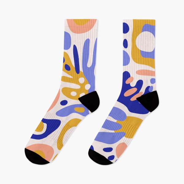 Item preview, Modern Abstract Botanical Pattern | Colorful Scandinavian Seamless Print designed and sold by Purple Moon .