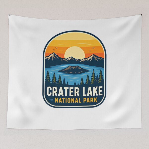 Item preview, Crater Lake National Park Oregon Travel Hiker Souvenir designed and sold by Simsimah26Parks.