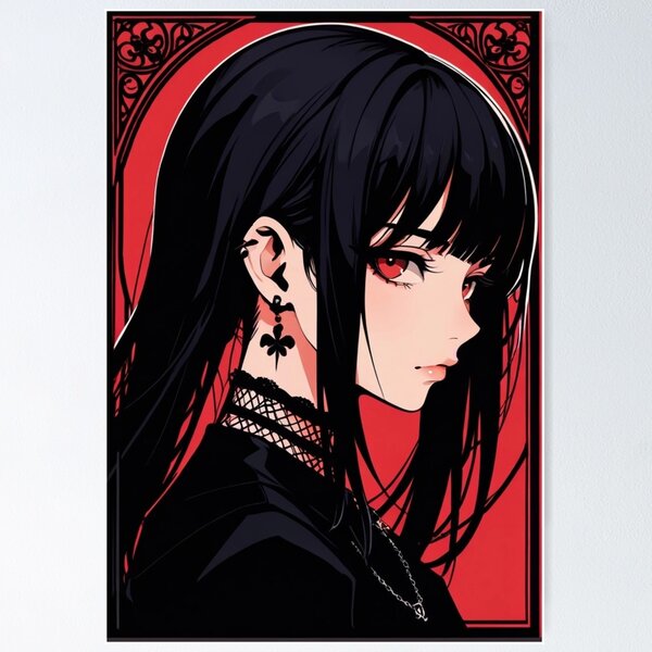 Item preview, Dark Witch Anime Girl | Gothic Magic designed and sold by AnimDream .
