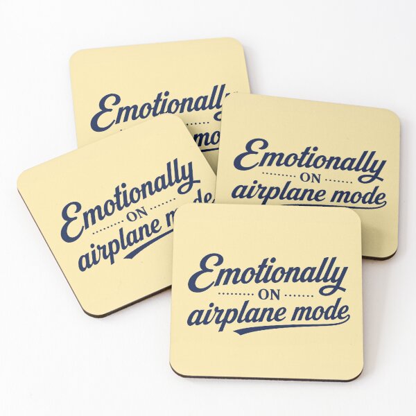 Item preview, Emotionally on Airplane Mode designed and sold by SUreal Studio.
