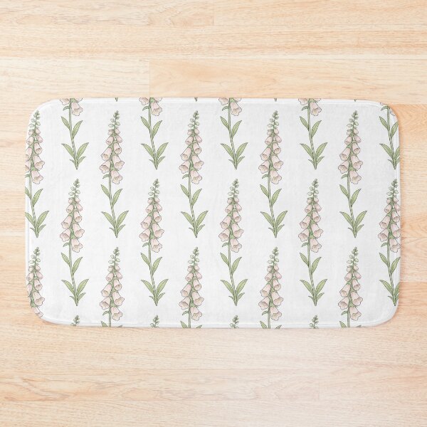 Item preview, Delicate pink foxglove in bloom designed and sold by Side Quest Co..