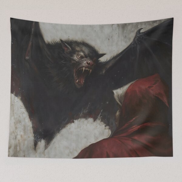 Item preview, Demonic Bat Vampire Red Hood Gothic Graphic Art designed and sold by DarkHolyQueen.
