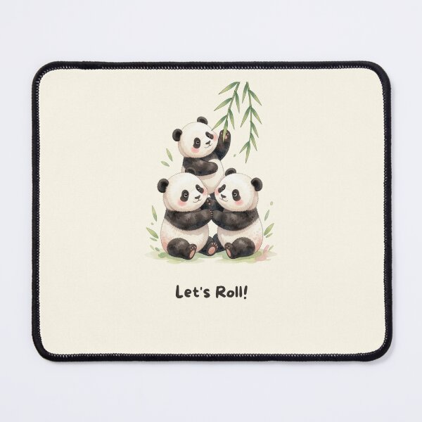 Item preview, Let's Roll! Cute Panda Friends designed and sold by BCapybara.