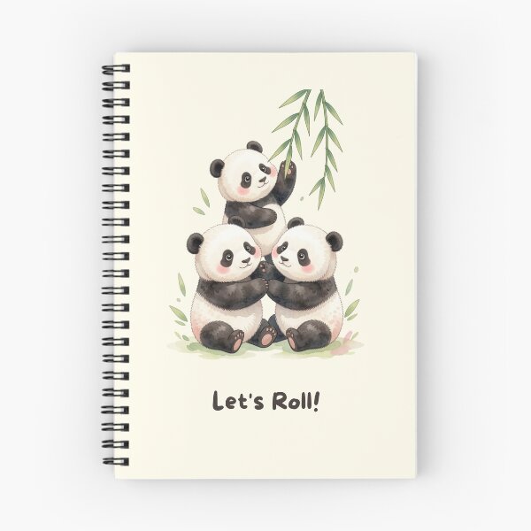 Item preview, Let's Roll! Cute Panda Friends designed and sold by BCapybara.
