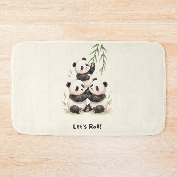 Item preview, Let's Roll! Cute Panda Friends designed and sold by BCapybara.