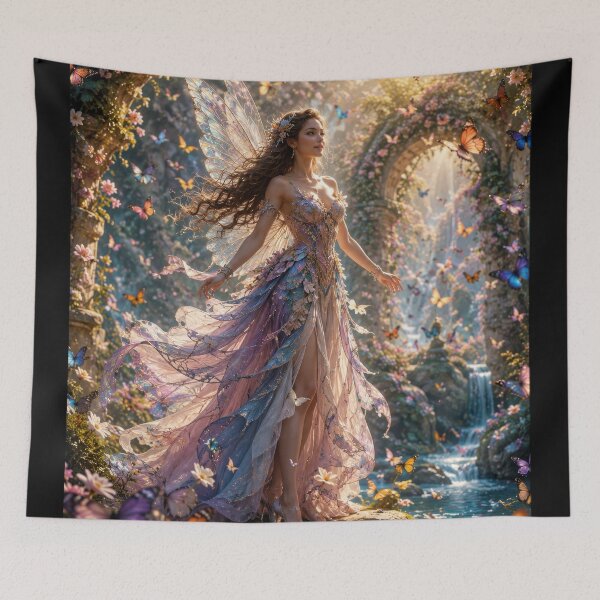 Item preview, Butterfly Sanctuary Fairy  designed and sold by jgvisualarts.