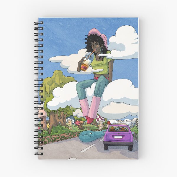 Item preview, Head in the clouds pop culture illustration about imagination designed and sold by AlexandraGregor.