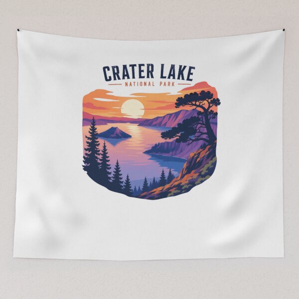 Item preview, Crater Lake National Park Oregon Travel Souvenir Visitor Explorer Outdoors designed and sold by Simsimah26Parks.