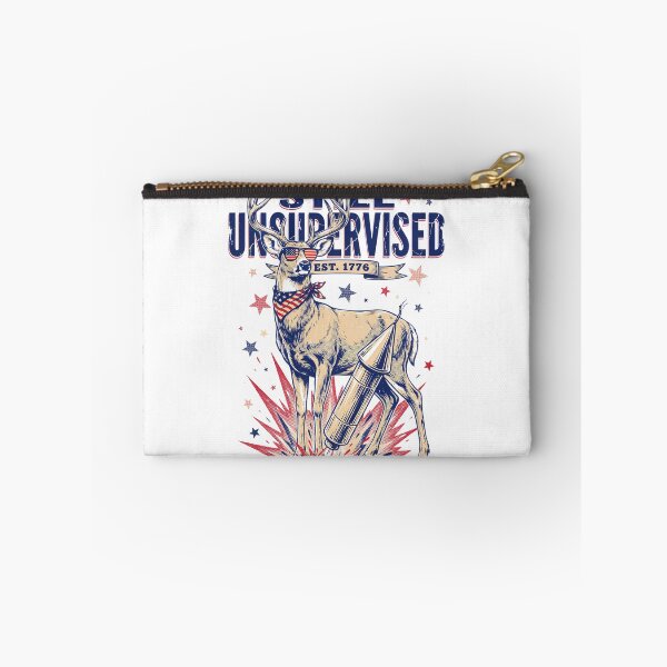 Item preview,  Still Unsupervised Patriotic Deer Rocket Est 1776 Tee designed and sold by DarylWelsh2024.