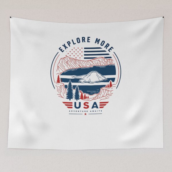 Item preview, Explore More USA Adventure Awaits Outdoor Travel Enthusiast designed and sold by Simsimah26Parks.
