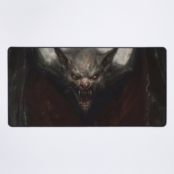 Item preview, Demon Bat Vampire Red Eyes Gothic Fantasy Art designed and sold by DarkHolyQueen.