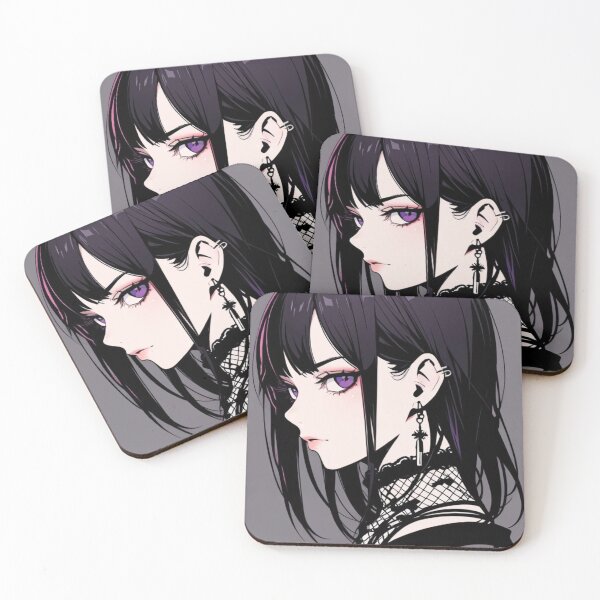 Item preview, Purple Eyes Gothic Anime Girl designed and sold by AnimDream .