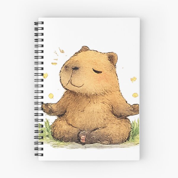 Item preview, Meditating Capybara in a Sunny Meadow designed and sold by Northline Creative.